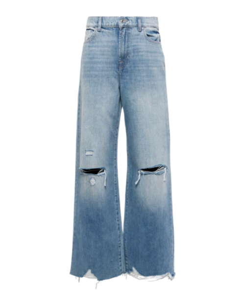 Scout high-rise wide-leg jeans