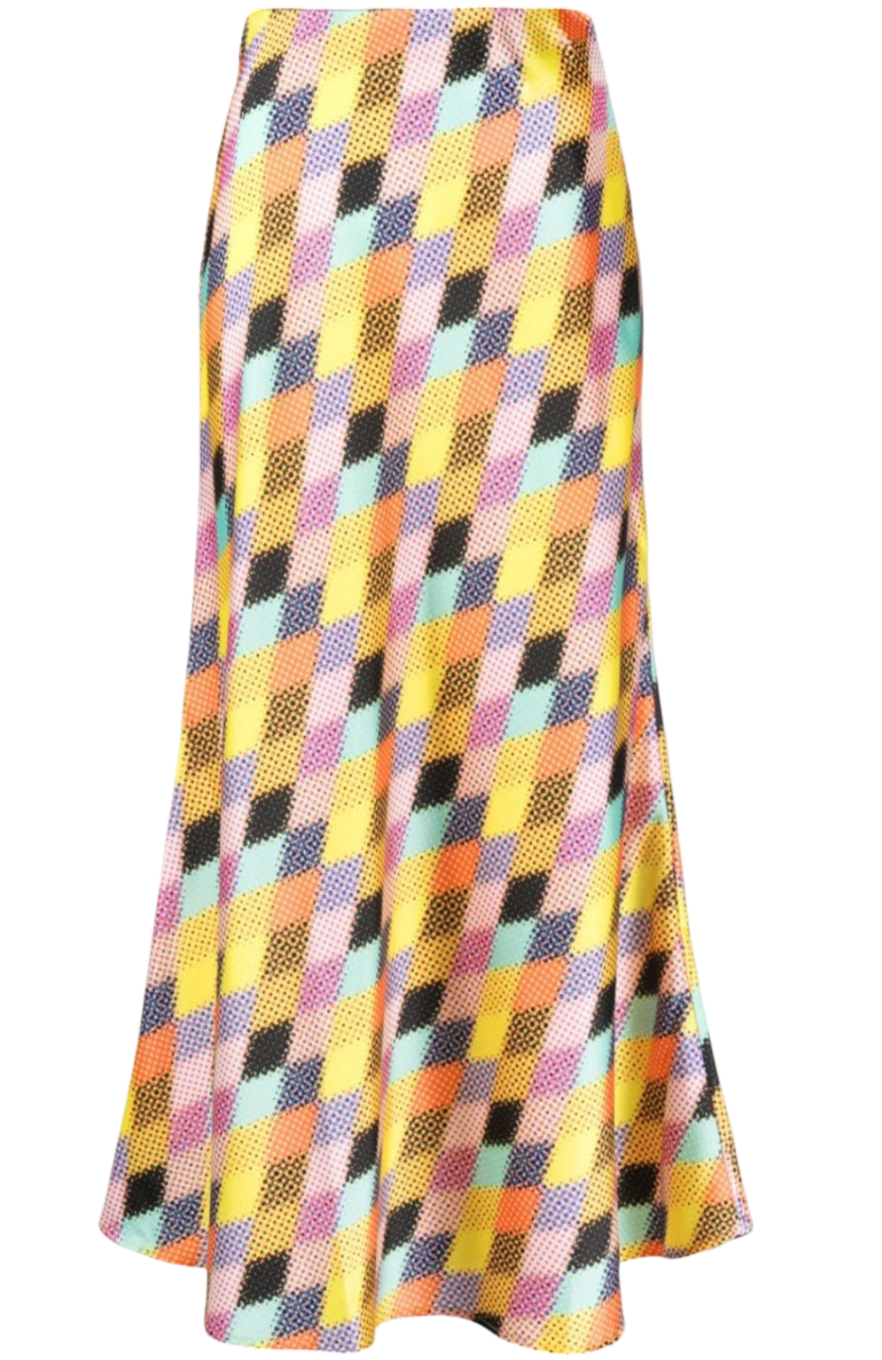 CHRISTOPHER JOHN ROGERS Halftone Harlequin Bias Maxi Skirt