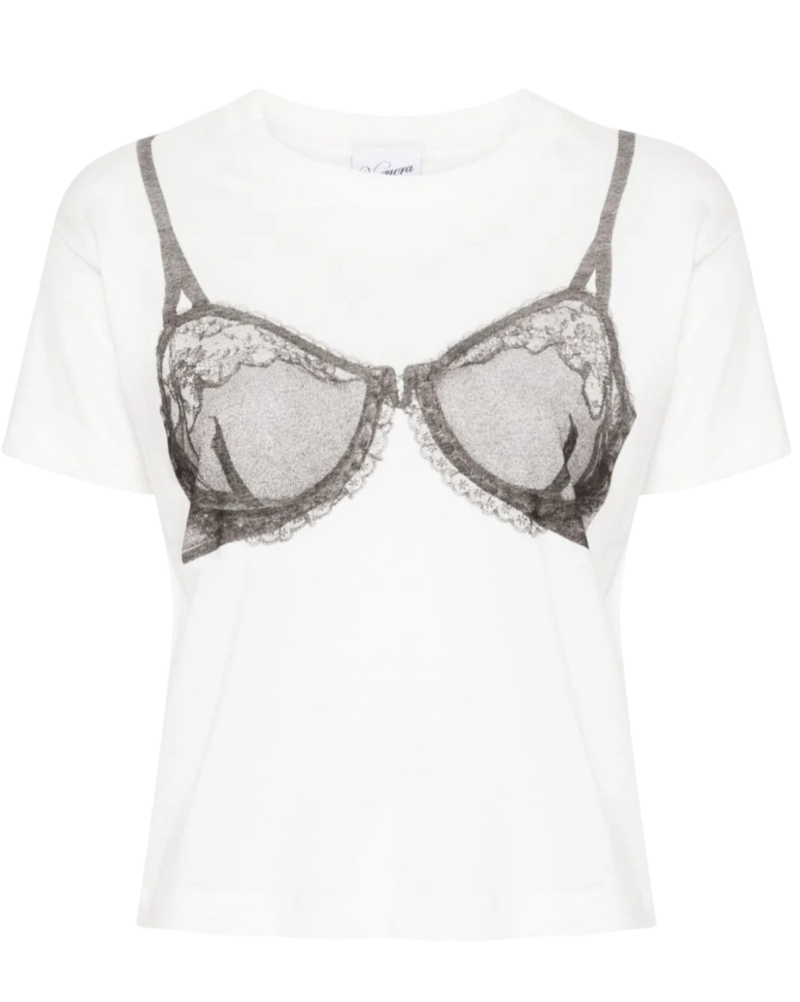 Vaquera bra-print cotton T-shirt