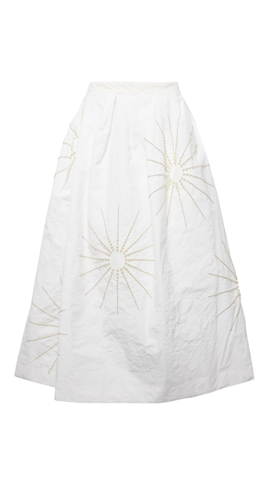 DRIES VAN NOTEN Sonie embellished taffetta midi skirt