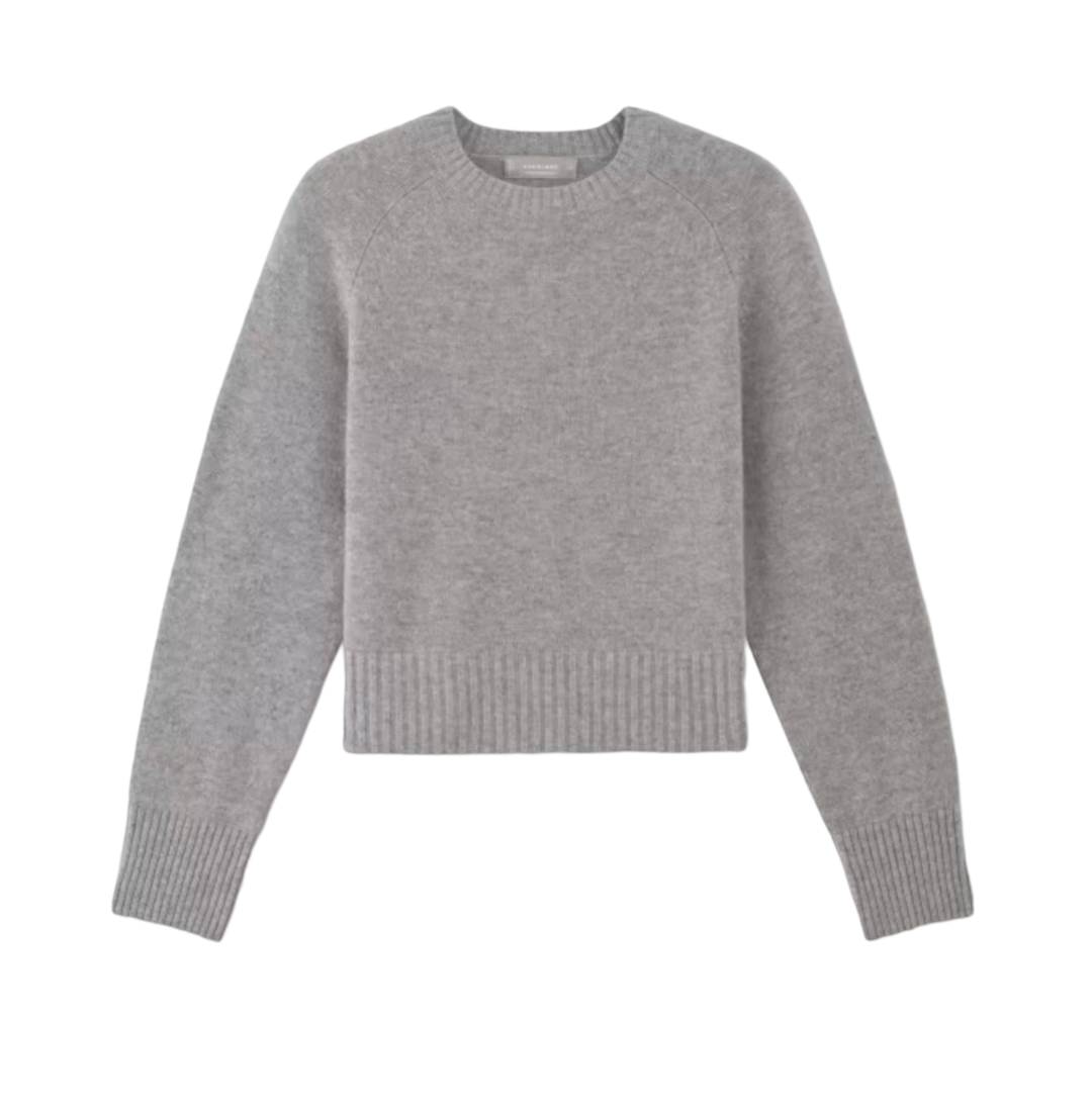 Everlane The Cashmere Boxy Crew Sweater