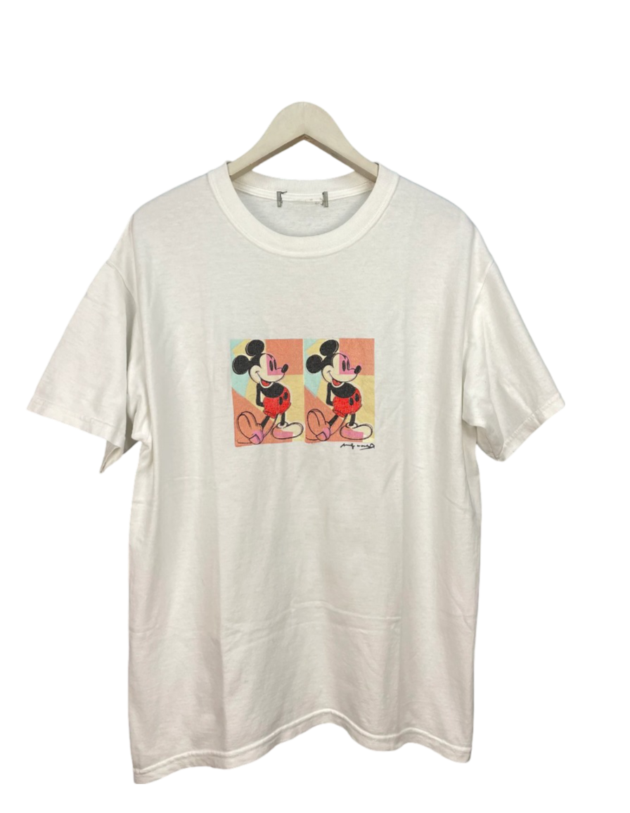 Etsy Vintage 90s Andy Warhol x Mickey Mouse Pop art t shirt L