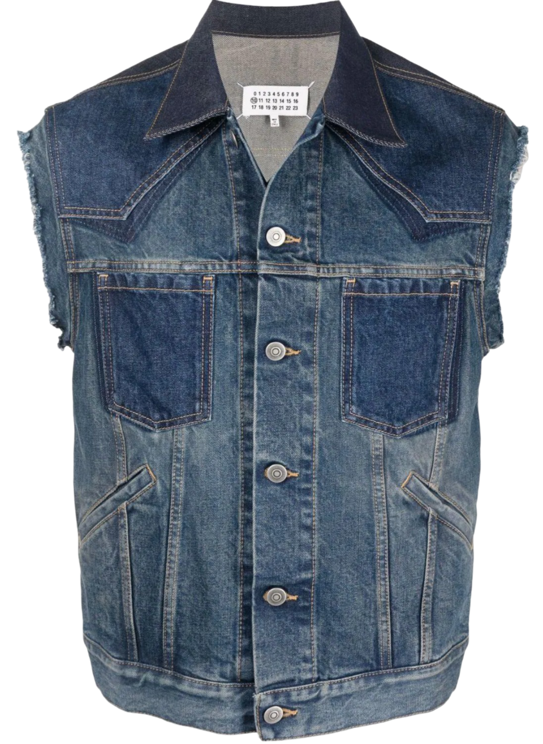 Maison Margiela sleeveless denim jacket