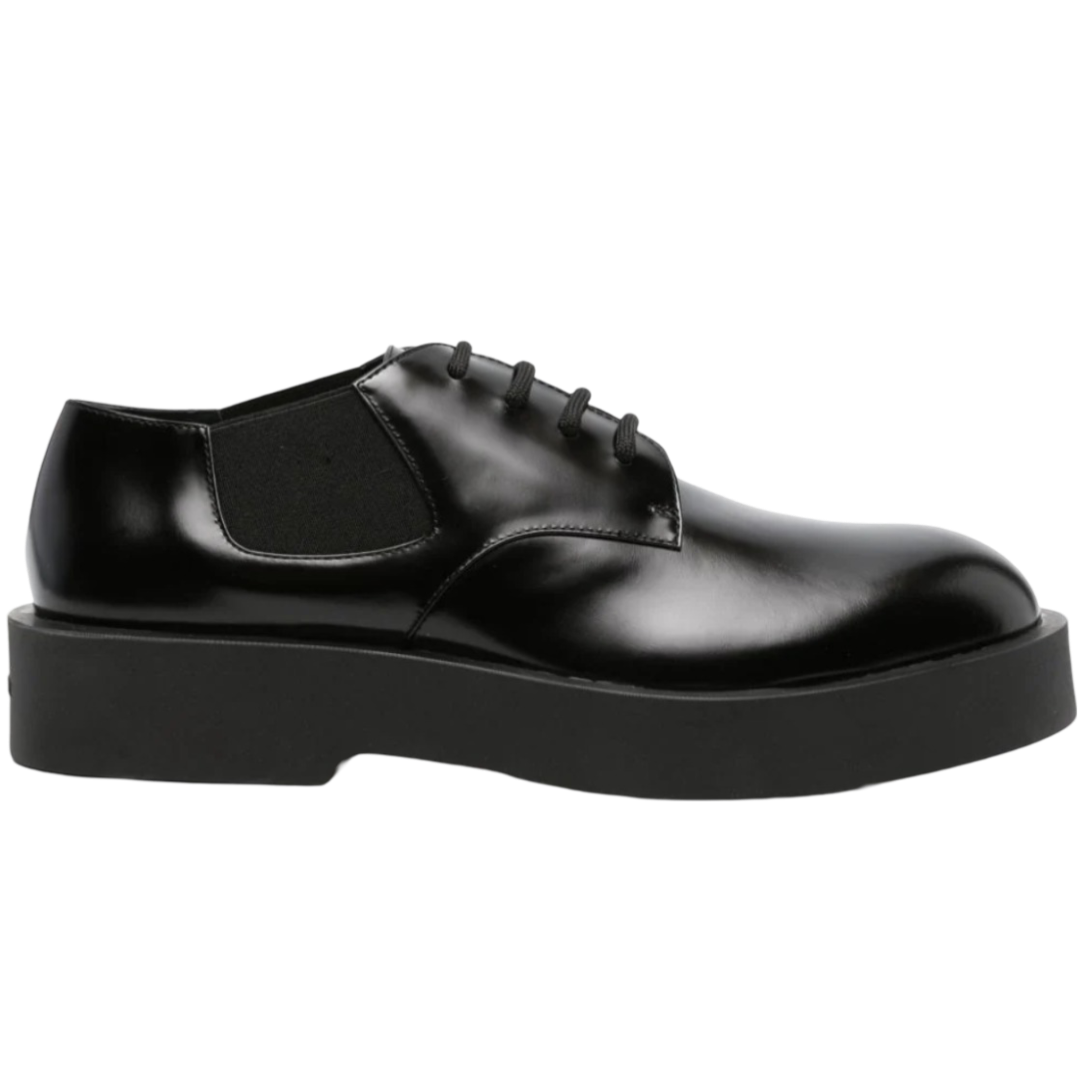 Jil Sander chunky-sole leather Derby shoes