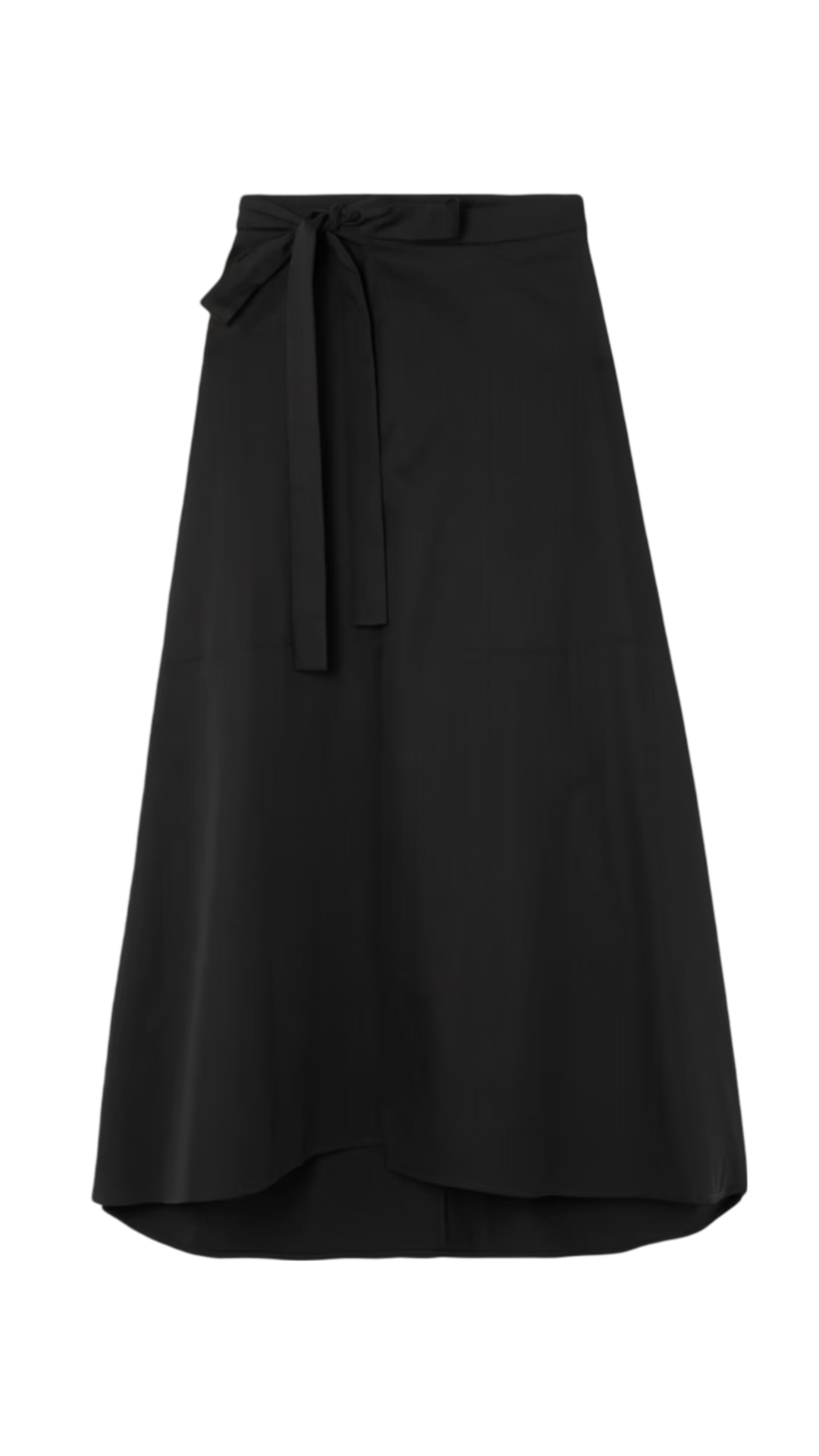 JOSEPH Alix cotton midi wrap skirt