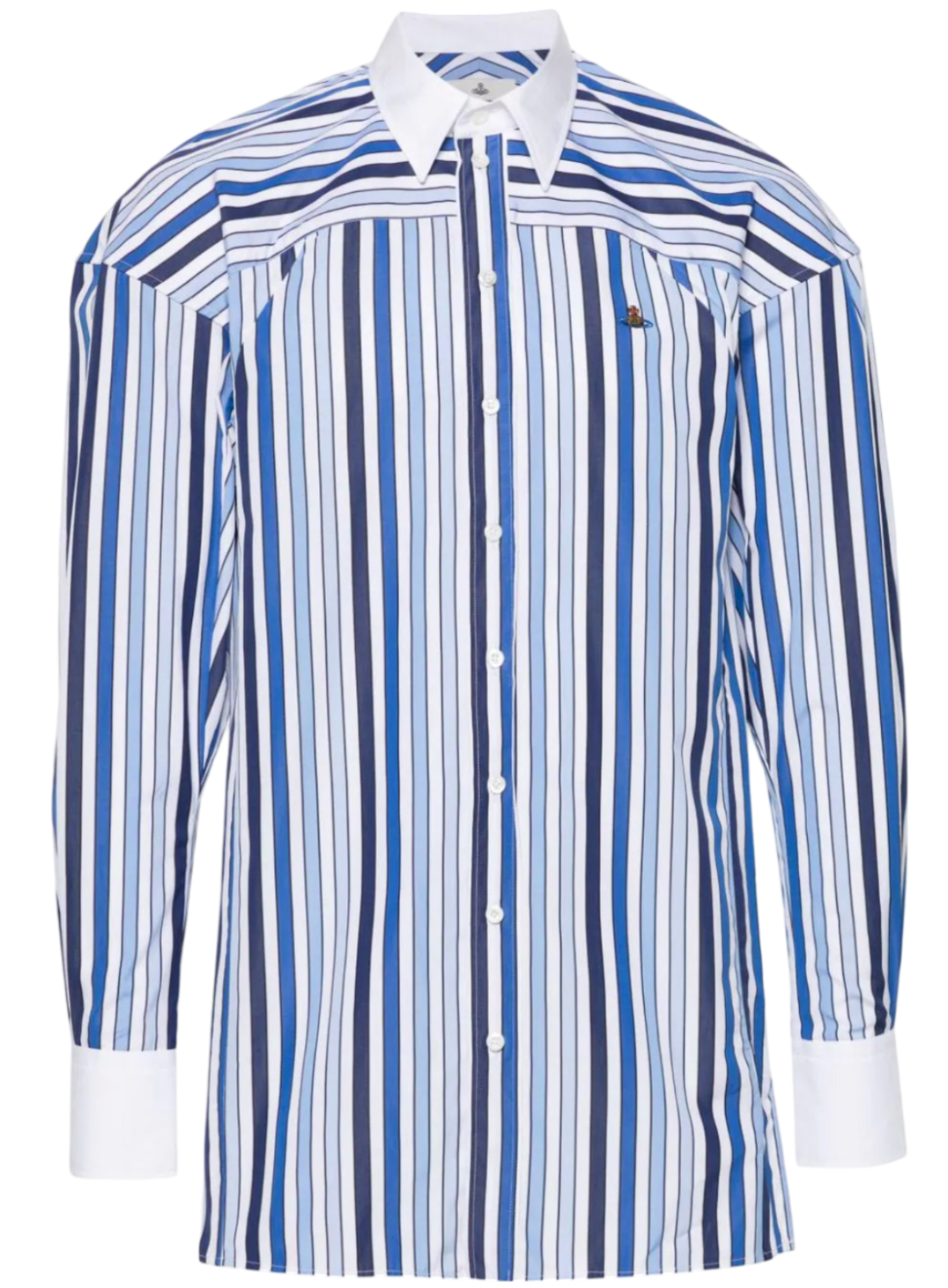 Vivienne Westwood Football striped cotton shirt